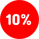 10%